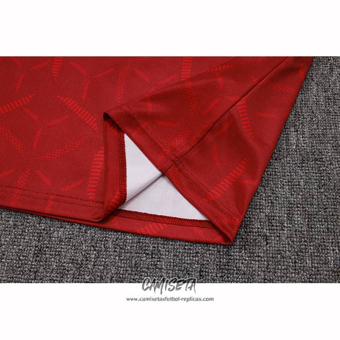 Chandal del Sao Paulo 2025-2026 Manga Corta Rojo - Pantalon Corto